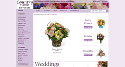 Desktop Screenshot of countryfloristandgift.com